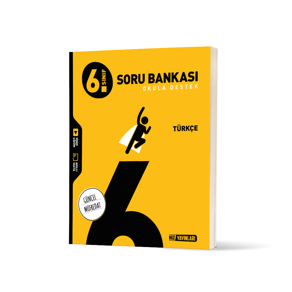 2026 Hız Yayınları 6. Sınıf Türkçe Soru Bankası