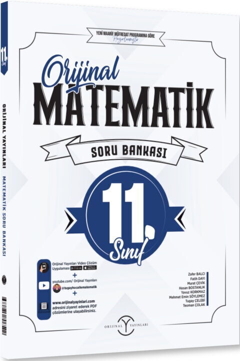 2027 Orijinal Yayınları 11.Sınıf Matematik Soru Bankası