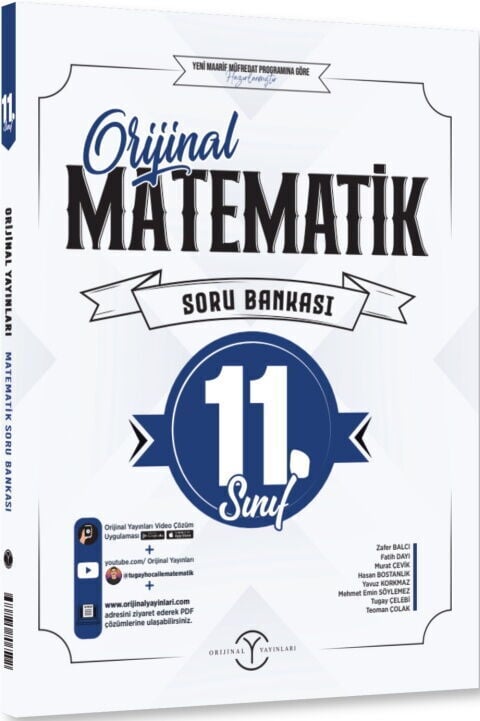 2027 Orijinal Yayınları 11.Sınıf Matematik Soru Bankası