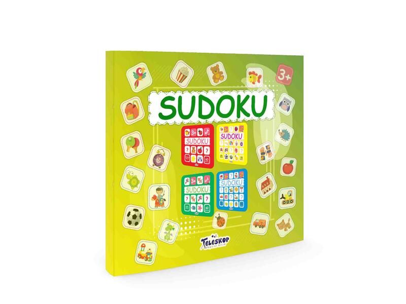 Teleskop Çocuklar İçin Sudoku Serisi 4 Kitap