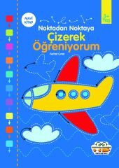 0-6 Yaş Yayınları Noktadan Noktaya Çizerek Öğreniyorum  Mavi Kitap 3+Yaş