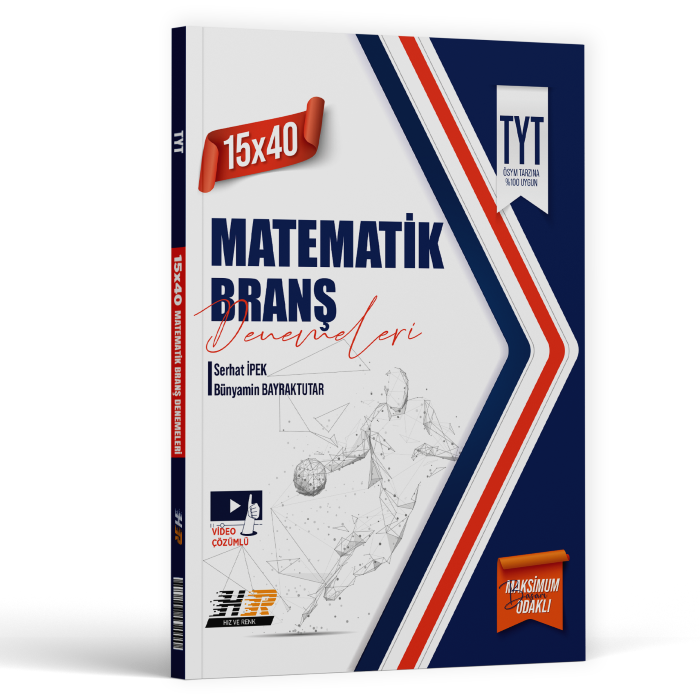2026 Hız ve Renk Yayınları Tyt Matematik 15x40 Denemeleri