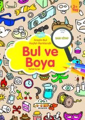 0-6 Yaş Yayınları Bul Ve Boya  Sarı Kitap