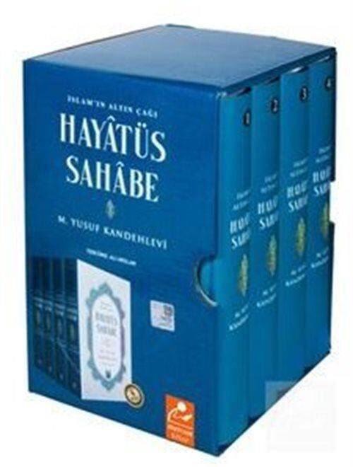 Mercan Kitap Hayatüs Sahabe 4 Cilt Takım Kutulu İslam'In Altın Çağı, Tam Tercüme