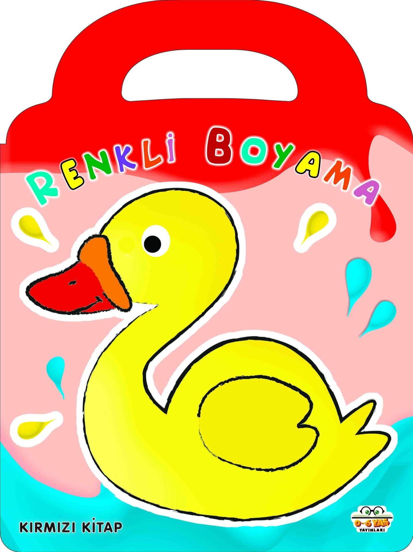 0-6 Yaş Yayınları Renkli Boyama Kırmızı Kitap