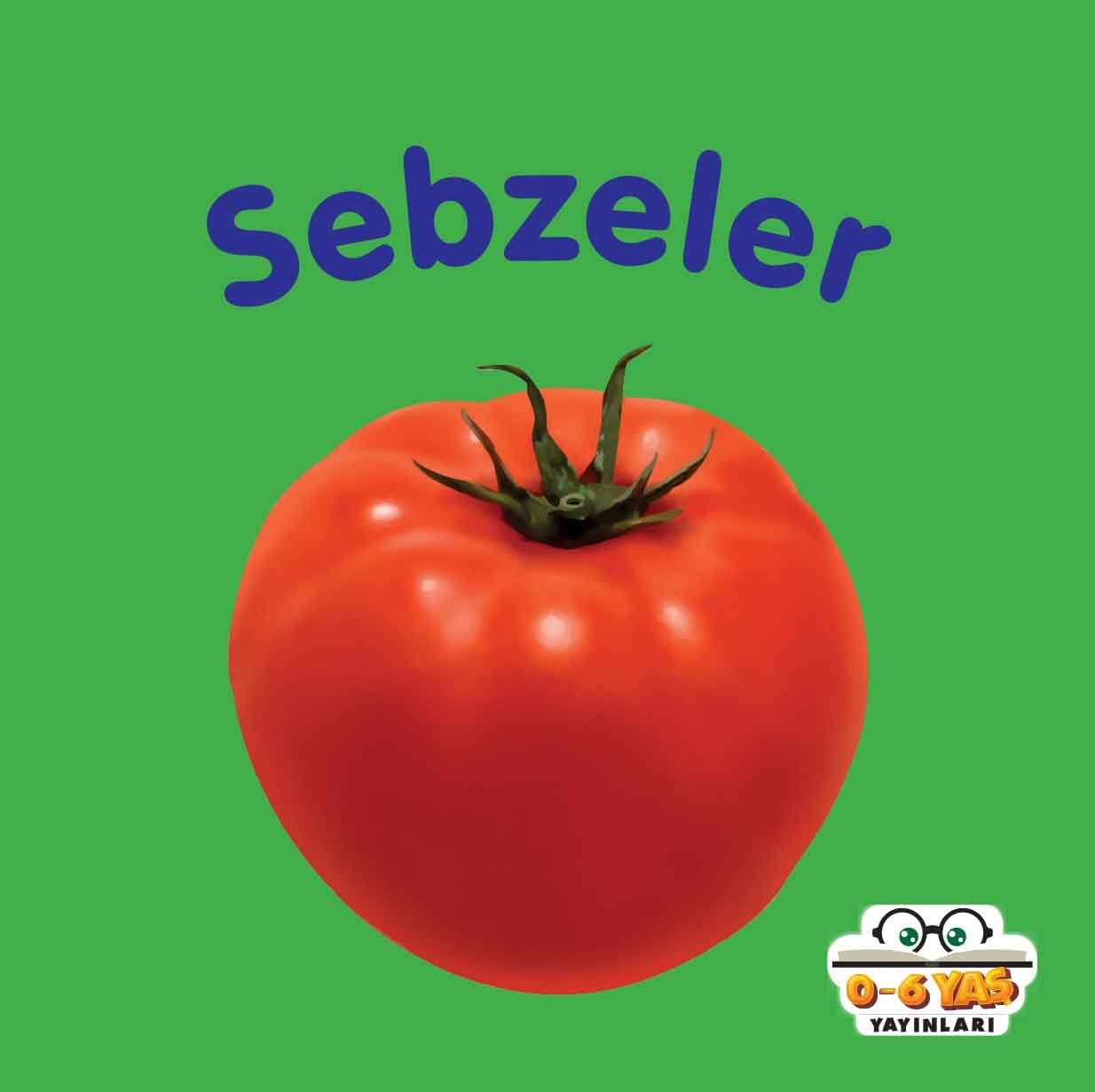 0-6 Yaş Yayınları Mini Karton Kitaplar Sebzeler