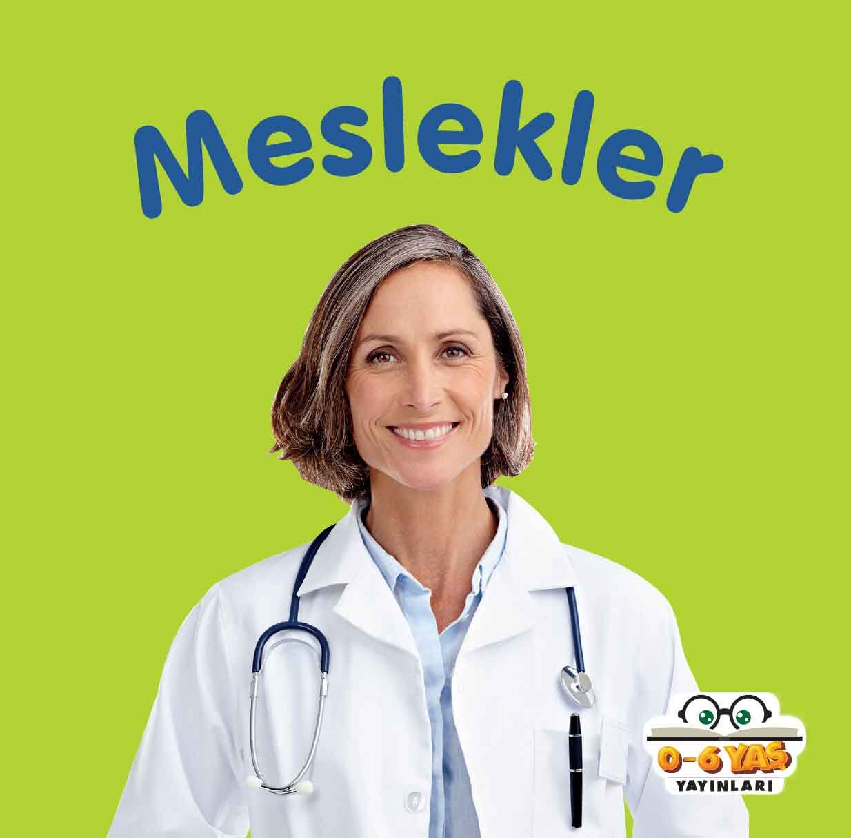 0-6 Yaş Yayınları Mini Karton Kitaplar Meslekler