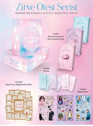 İndigo Kitap Zirve Ötesi Serisi Yan Boyamalı Set (3 Kitap – Ciltli + Kutulu)