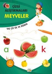 0-6 Yaş Yayınları Çizgi Alıştırmaları  Meyveler