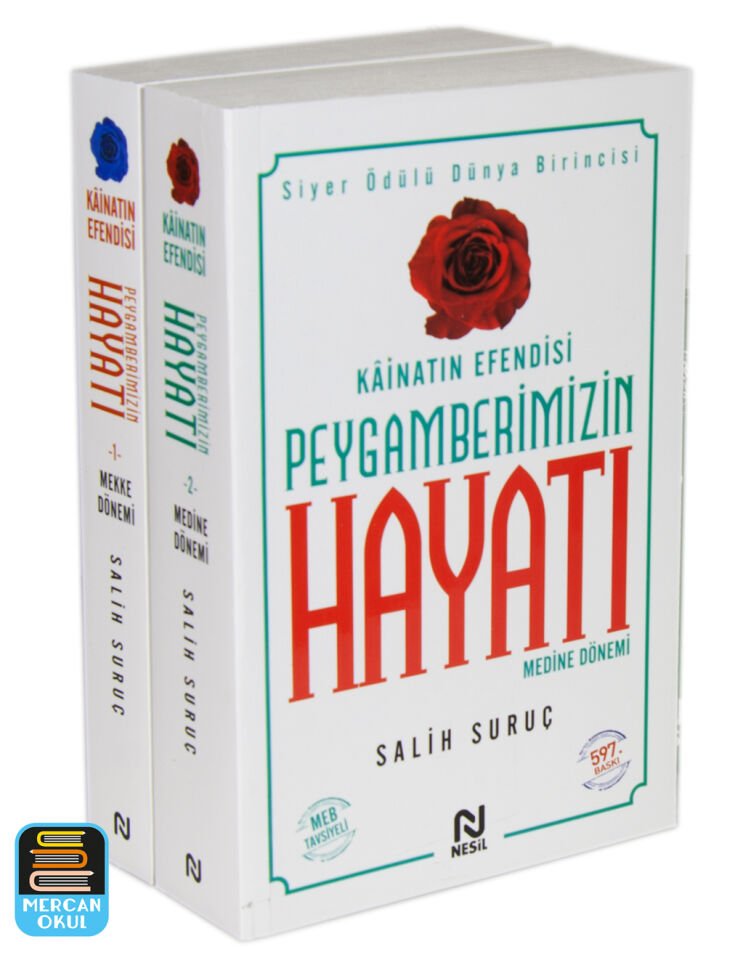 Mercan Okul  Kainatın Efendisi Peygamberimizin Hayatı 2 Cilt Kutulu Salih Suruç