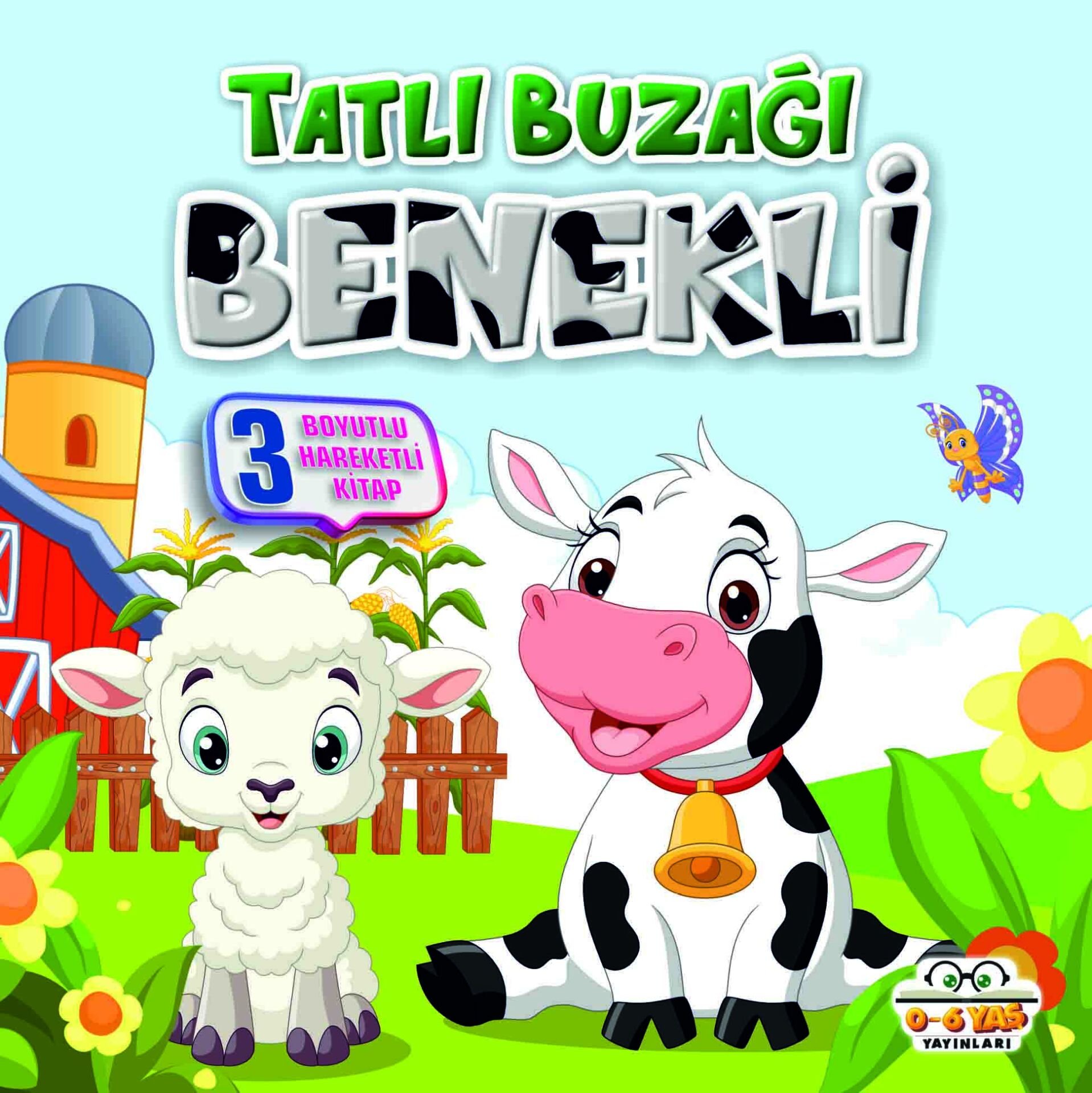 0-6 Yaş Yayınları Tatlı Buzağı Benekli 3 Boyutlu