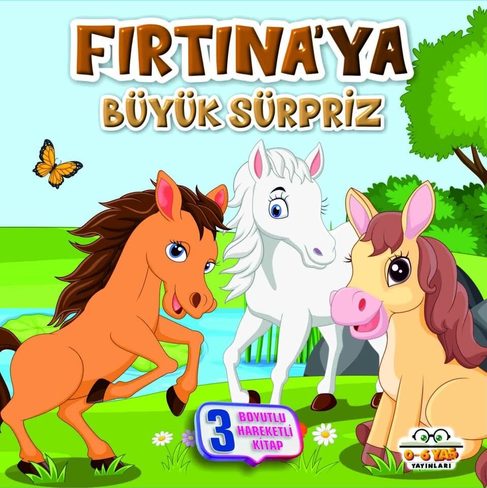 0-6 Yaş Yayınları Fırtınaya Büyük Sürpriz 3 Boyutlu
