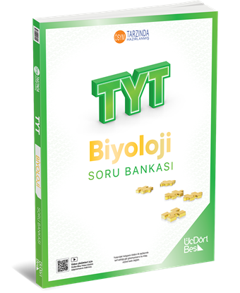 Üç Dört Beş Yayıncılık Tyt Biyoloji Soru Bankası
