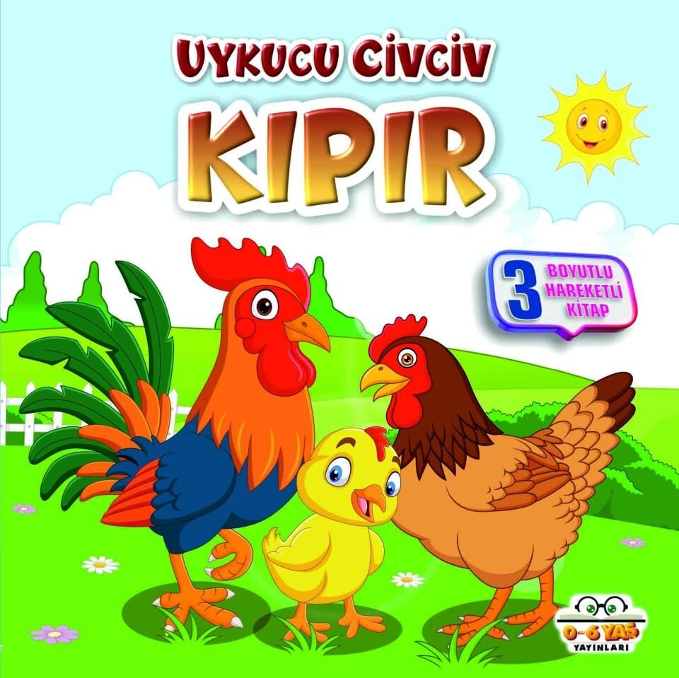 0-6 Yaş Yayınları Uykucu Civciv Kıpır 3 Boyutlu