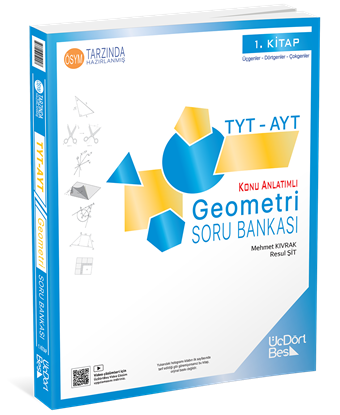 2027 Üç Dört Beş Yayıncılık Tyt-Ayt Geometri Soru Bankası
