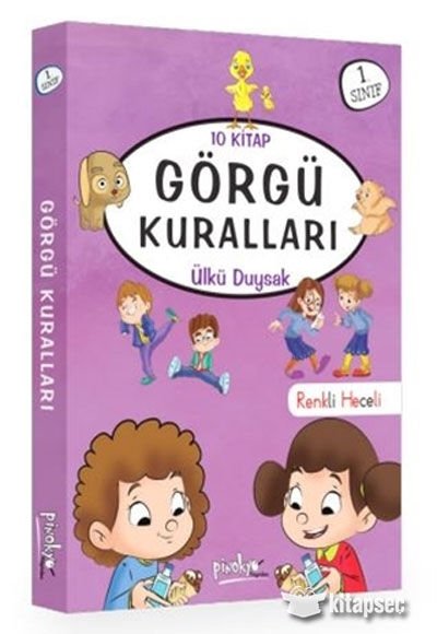 Pinokyo Yayınları 1.Sınıf Görgü Kuraları ( Heceli )
