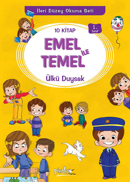 Pinokyo Yayınları 1.Sınıf Emel İle Temel ( İleri Düzey - Düz)