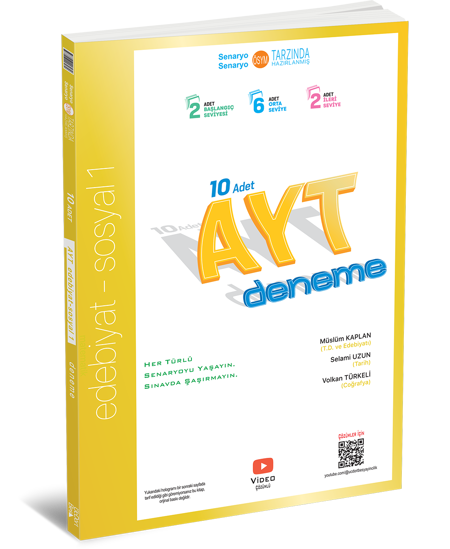 Üç Dört Beş Yayıncılık AYT 10 lu Edebiyat - Sosyal Deneme