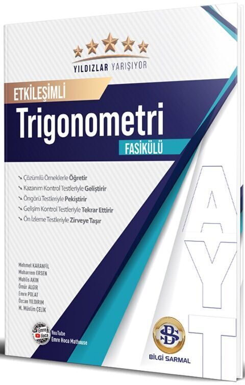 Bilgi Sarmal Yıldızlar Yarışıyor Etkileşimli Ayt Trigonometri Fasikülü