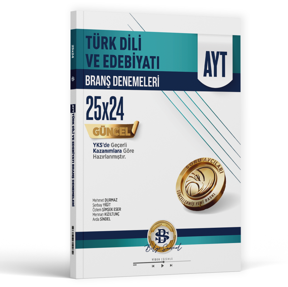 2027 Bilgi Sarmal Yayınları Ayt Türk Dili ve Edebiyatı Branş Denemeleri 25x24