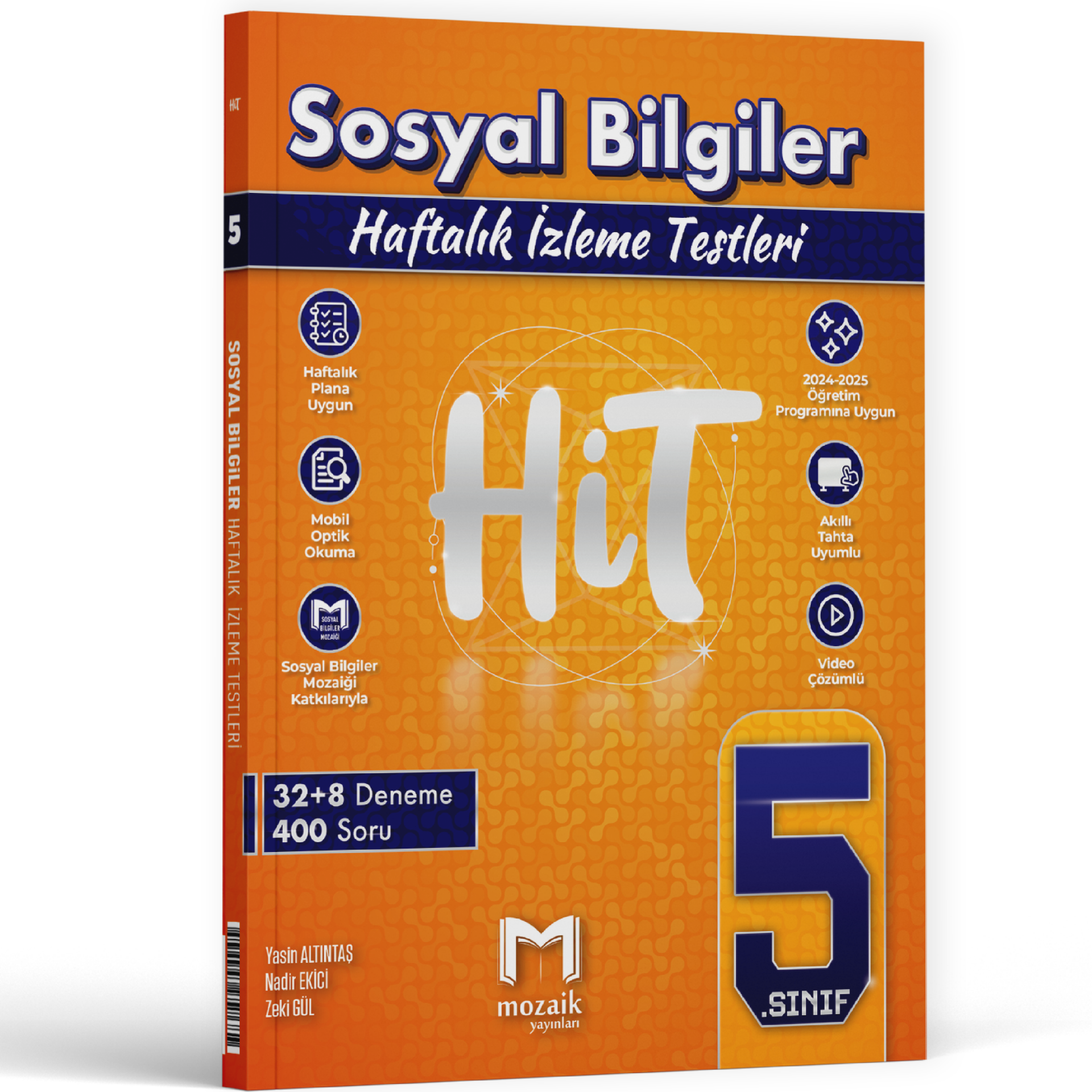 Mozaik Yayınları 5.Sınıf Sosyal Bilgiler Haftalık İzleme Testleri 40'Lı Deneme