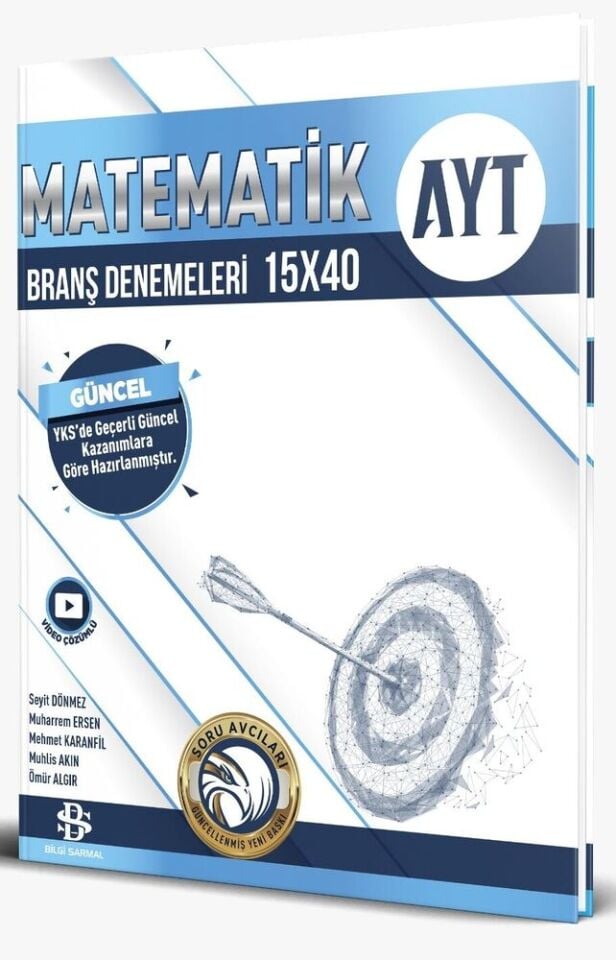2026 Bilgi Sarmal Ayt Matematik Branş Denemeleri 15x40