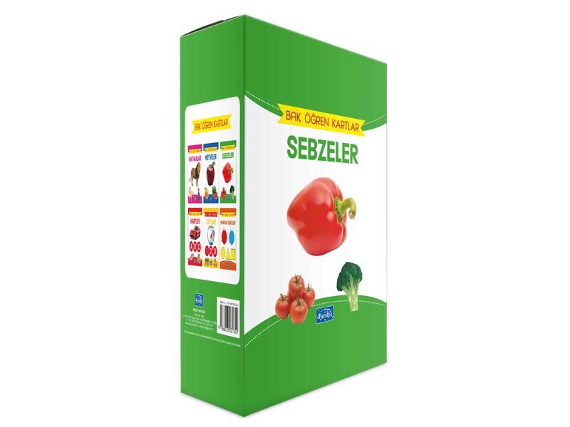 Paraltı Yayıncılık Bak Öğren Kartlar Sebzeler