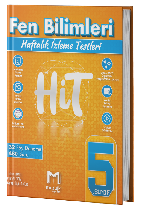 2026 Mozaik Yayınları 5.Sınıf Fen Bilimleri Hit 32'Li Deneme