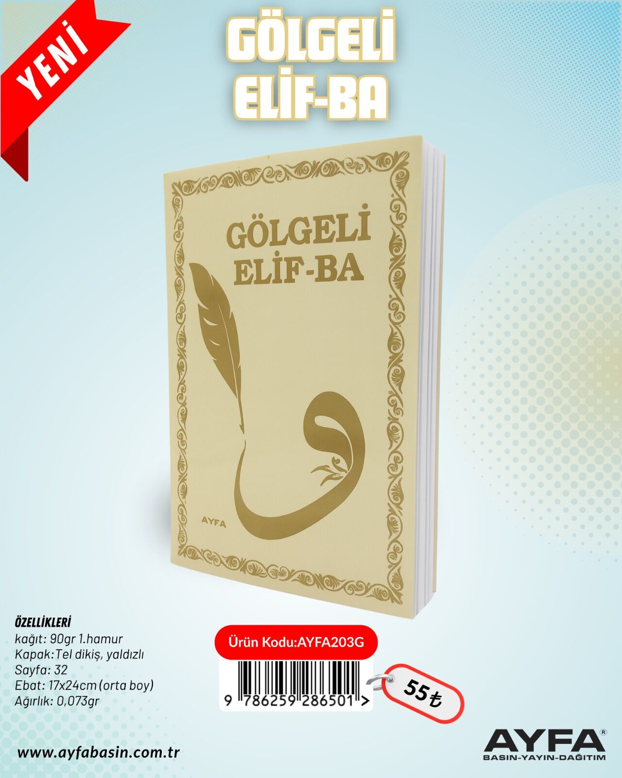 Ayfa Basım Yayın Gölgeli Elif-Ba