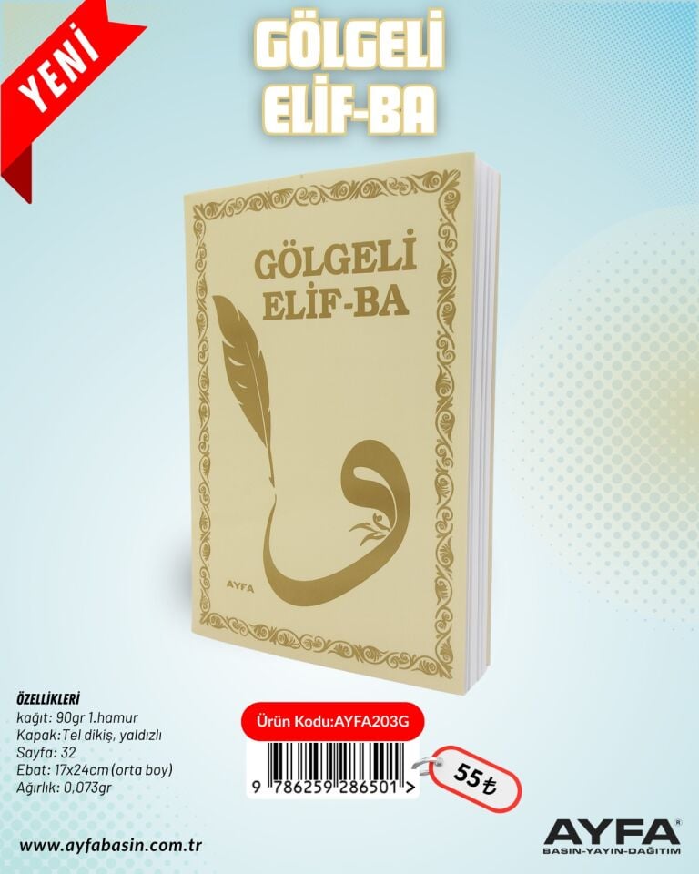 Ayfa Basım Yayın Gölgeli Elif-Ba