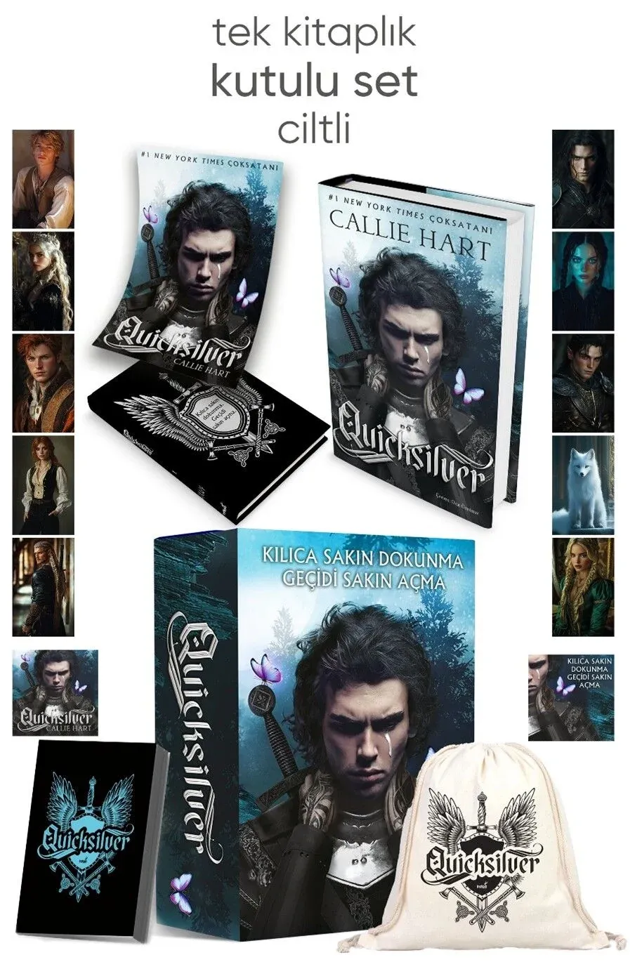 İndigo Kitap Quicksilver (Ciltli - Kutulu Set)