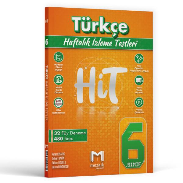 2026 Mozaik Yayınları 6.Sınıf Türkçe Hit 32'Li Deneme