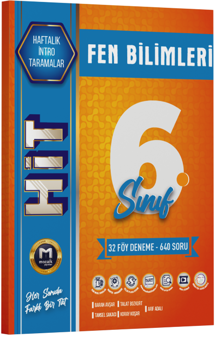 Mozaik Yayınları 6.Sınıf Fen Bilimleri Hit 32'Li Deneme