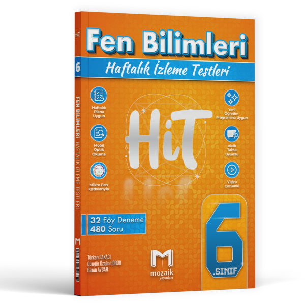 2026 Mozaik Yayınları 6.Sınıf Fen Bilimleri Hit 32'Li Deneme