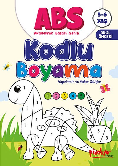 Pinokyo Yayınları Abs Kodlu Boyama 5-6 Yaş