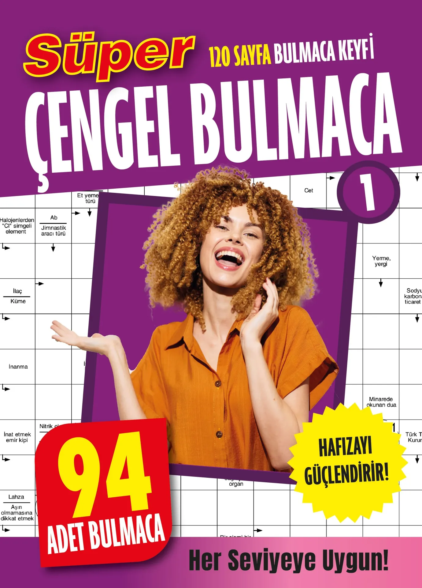 Dokuz Yayınları Süper Çengel Bulmaca 1 (120 Sayfa Bulmaca Keyfi)