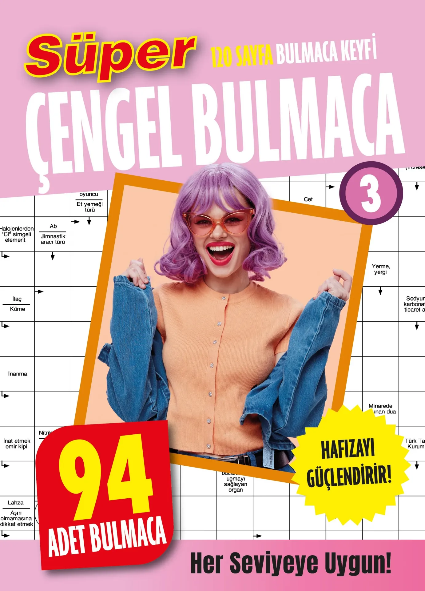 Dokuz Yayınları Süper Çengel Bulmaca 3 (120 Sayfa Bulmaca Keyfi)