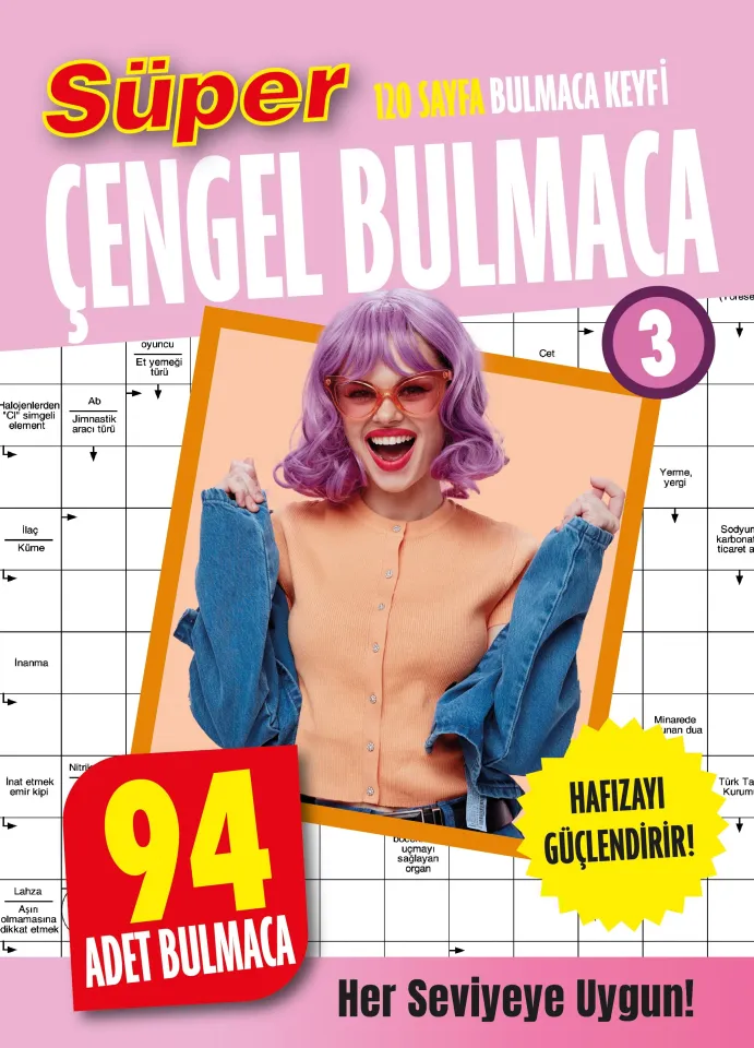 Dokuz Yayınları Süper Çengel Bulmaca 3 (120 Sayfa Bulmaca Keyfi)