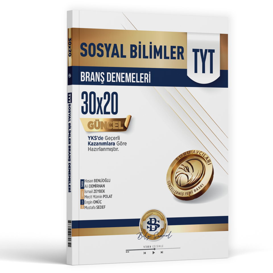 2027 Bilgi Sarmal Yayınları Tyt Sosyal Bilimler Branş Denemeleri 30x20