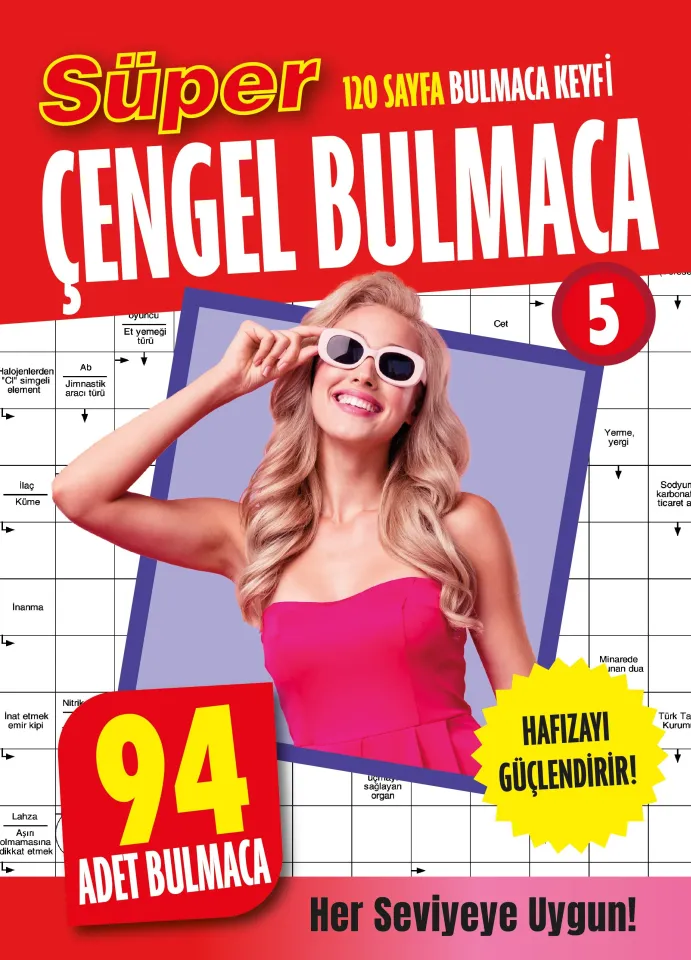 Dokuz Yayınları Süper Çengel Bulmaca 5 (120 Sayfa Bulmaca Keyfi)