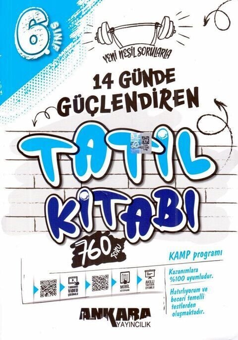 Ankara Yayıncılık 6.Sınıf Güçlendiren 14 Günde Tatil Kitabı 2026