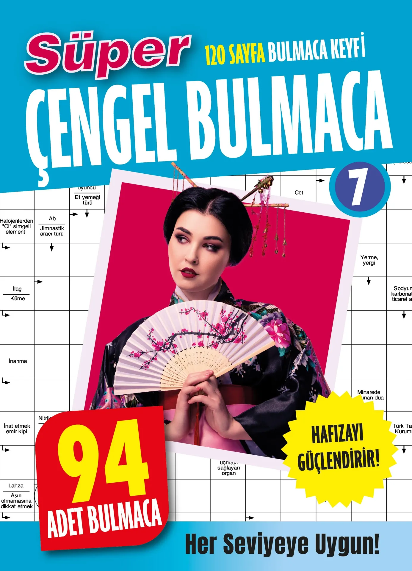 Dokuz Yayınları Süper Çengel Bulmaca 7 (120 Sayfa Bulmaca Keyfi)