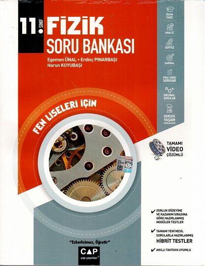 2026 Çap Yayınları 11.Sınıf  Fen  Lisesi  Fizik Soru Bankası