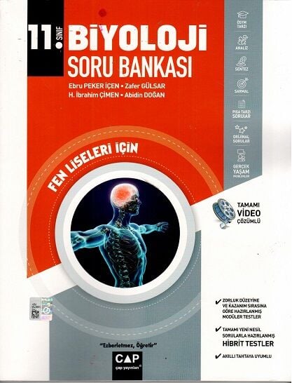 2026 Çap Yayınları 11.Sınıf Fen Lisesi Biyoloji Soru Bankası