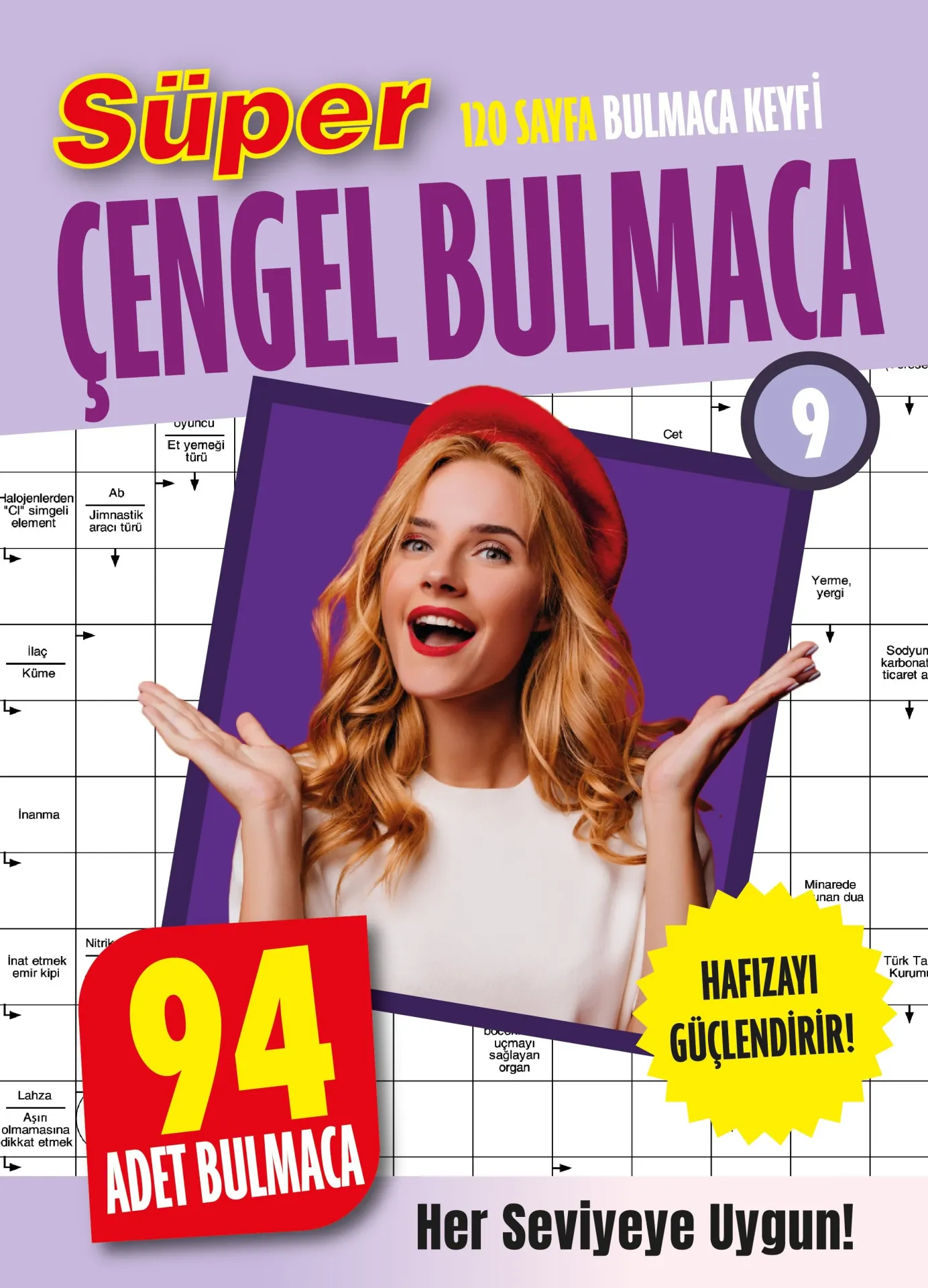Dokuz Yayınları Süper Çengel Bulmaca 9 (120 Sayfa Bulmaca Keyfi)