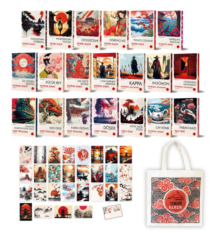 Dokuz Yayınları Tokyo Klasikleri Japon Klasikleri 20 Kitap Set