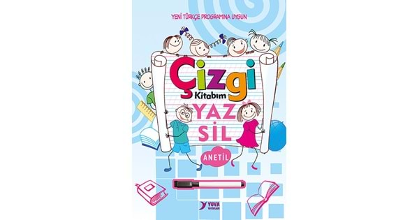 Yuva Yayınları Çizgi Kitabım Yaz Sil Anetil