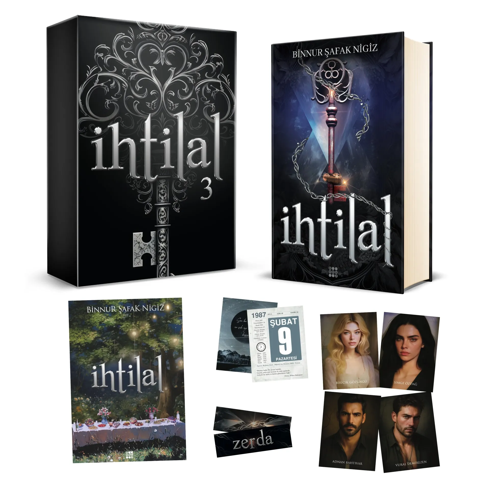 Dokuz Yayınları İhtilal 3 Zerda Kutulu Set