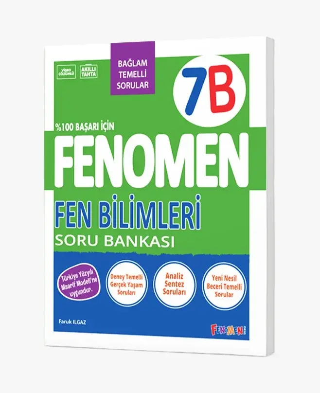 2027 Fenomen Yayıncılık 7.Sınıf Fen Bilimleri B Soru Bankası Bağlam Temelli Sorular