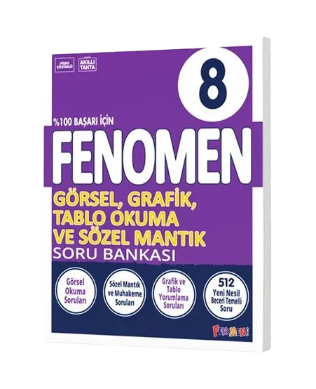 Fenomen 8.Sınıf Görsel Ve Grafik Okuma Soru Bankası